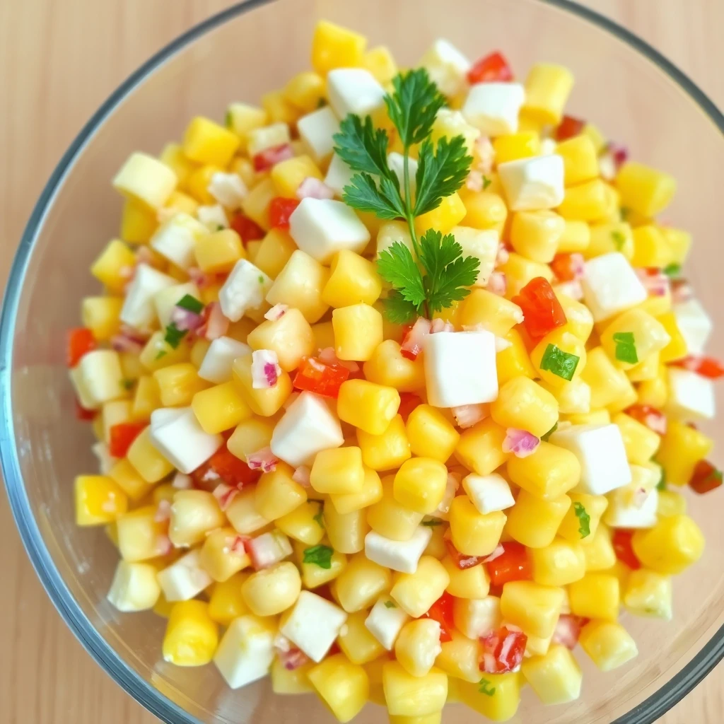 Corn Cheese Salad