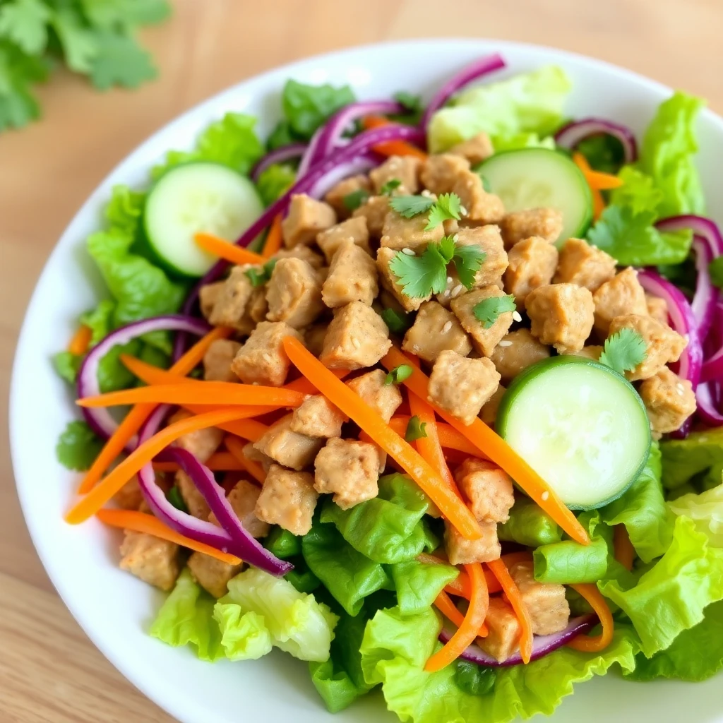 Soya Chunks Protein Salad